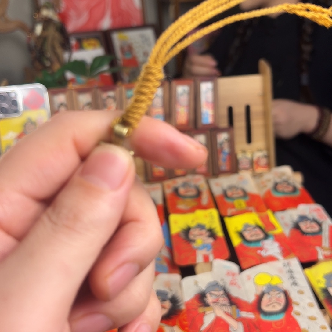 玛***卡纯手绘手工制作挂件