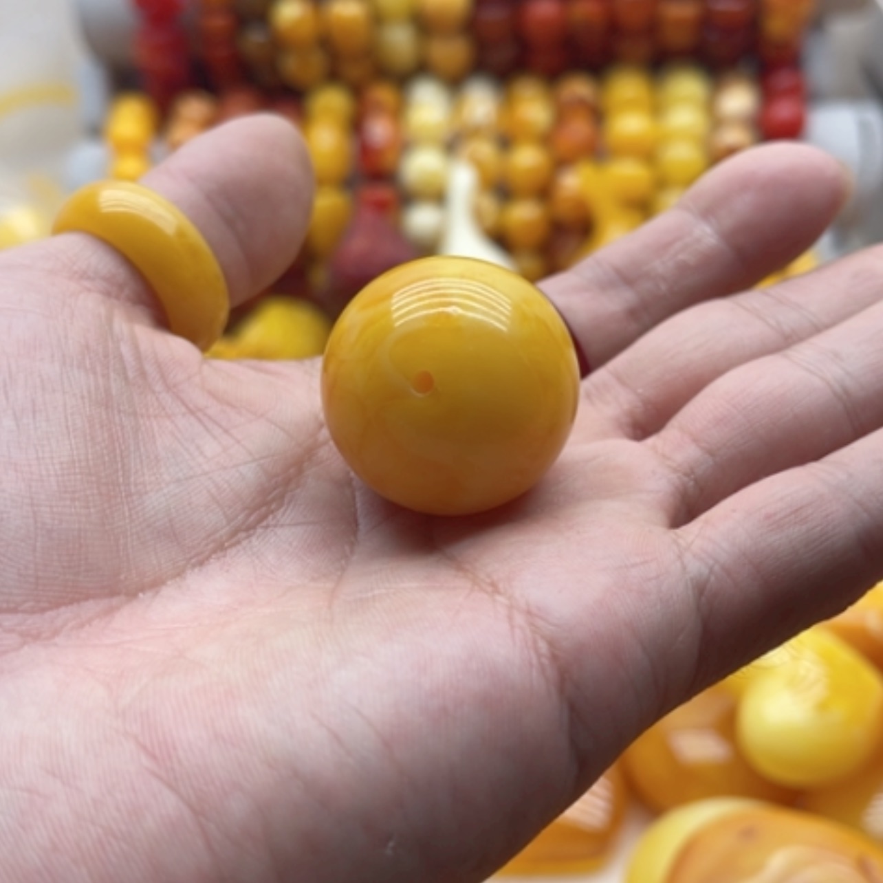 【闪购商品】蜜蜡颈饰未镶嵌蜜蜡单珠30