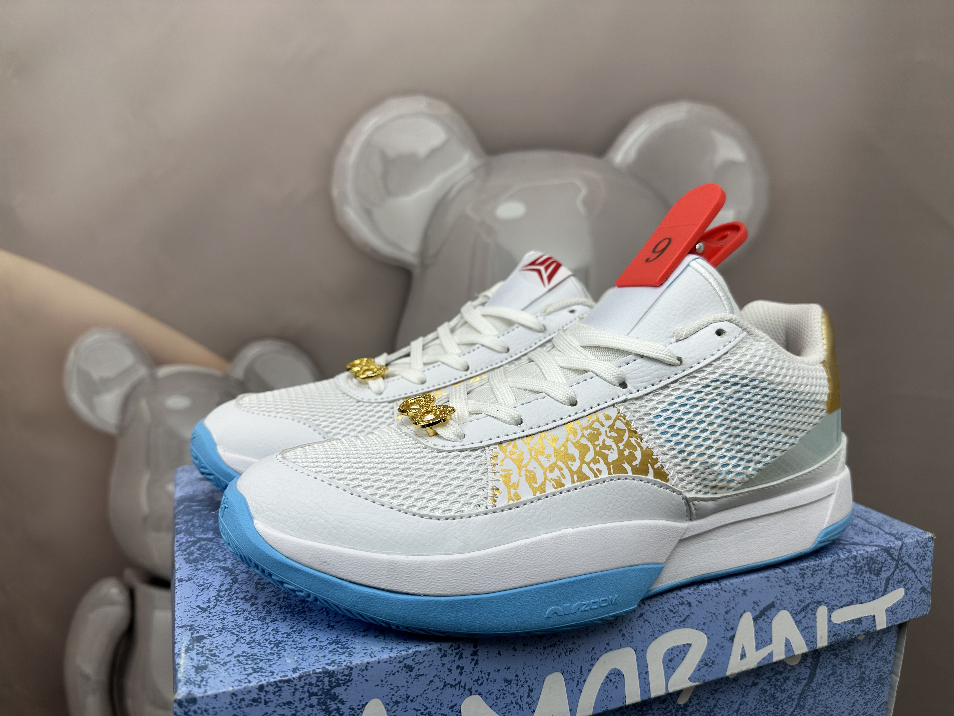 莆田优选-版本货MO1运动篮球鞋男子防滑运动鞋平衡低帮运动鞋