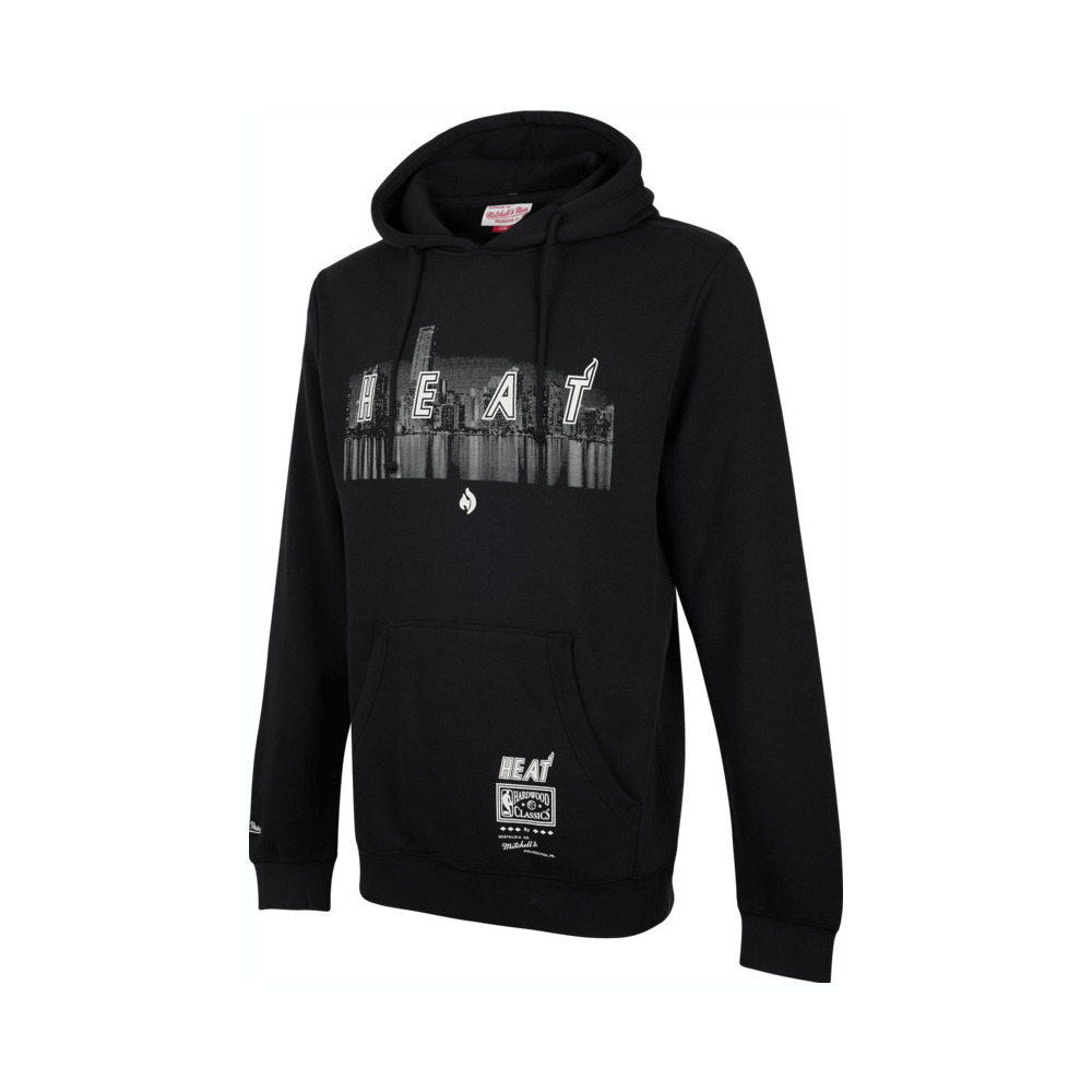 Mitchell&ness中性NICKY JAM CITYSCAPE 迈阿密热火队无帽卫衣