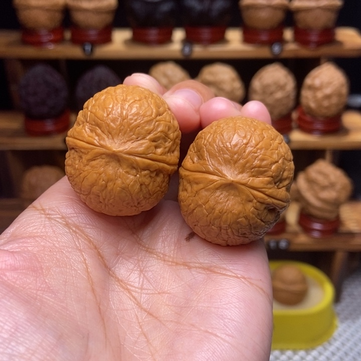 文玩核桃吊坠老*佛手元宝93