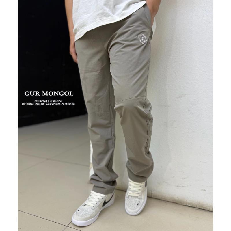 GUR MONGOL户外透气裤子休闲裤春夏男士直筒长裤夏季直筒