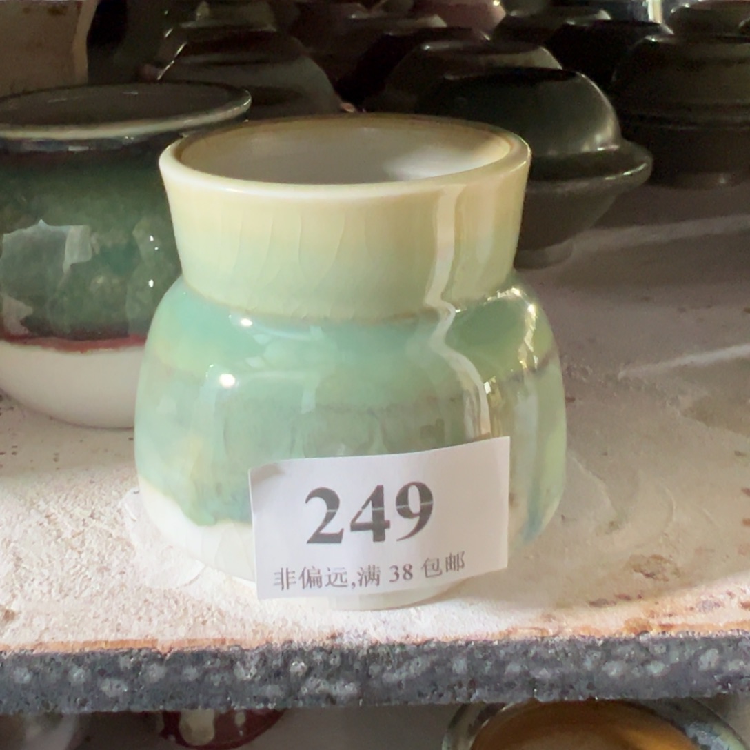 红陶景德镇手工花盆