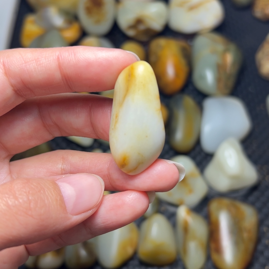 和田玉未镶嵌挂件A107