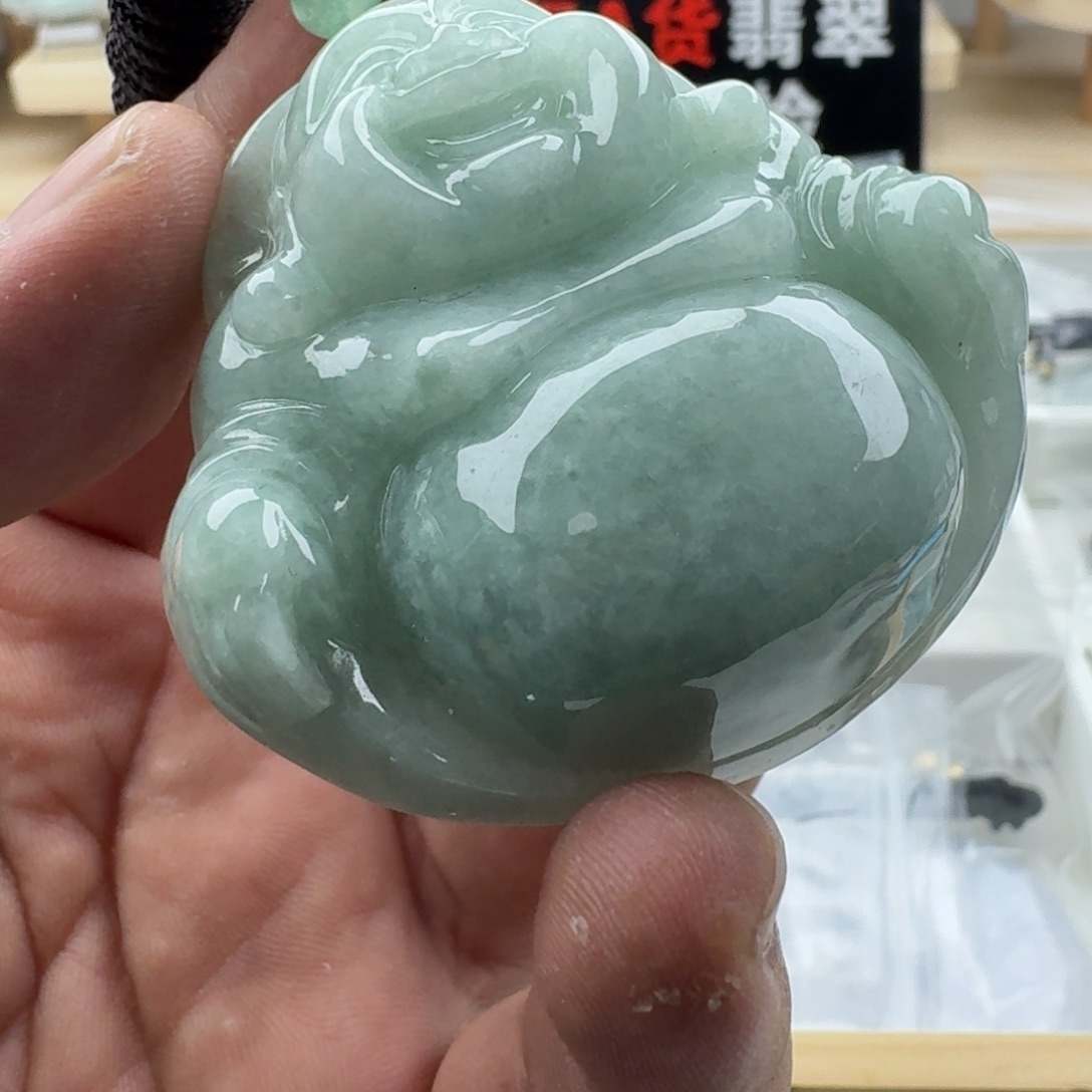 翡翠未镶嵌颈饰天然缅甸A货翡翠