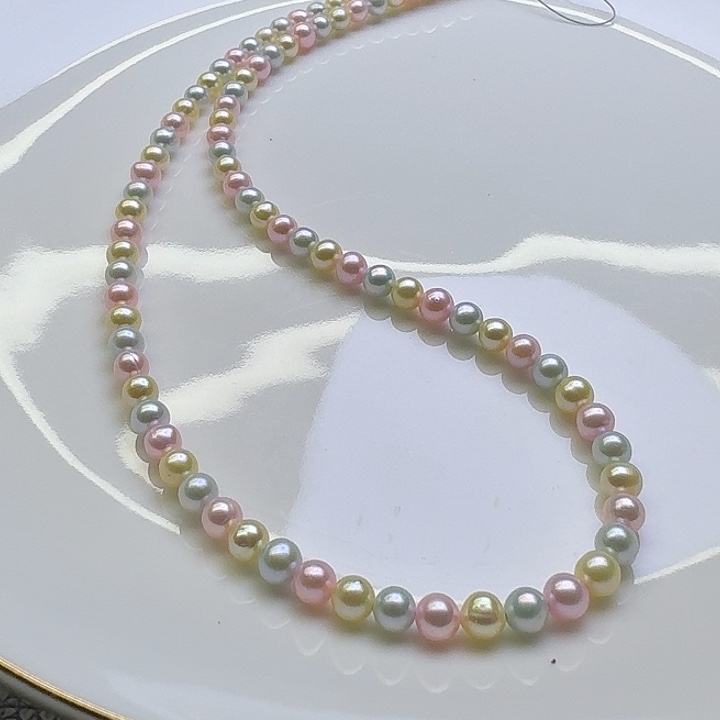 合金淡水珍珠耳饰