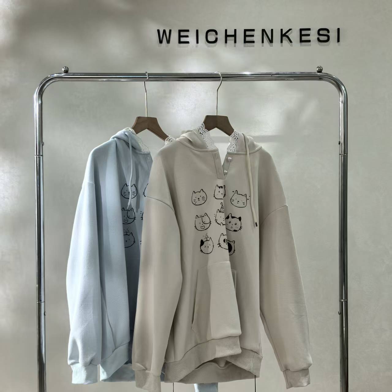 G衣长67    1202【猫咪乐章】卫衣