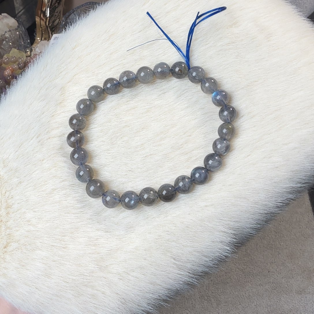 手链未镶嵌水晶灰月光7+mm