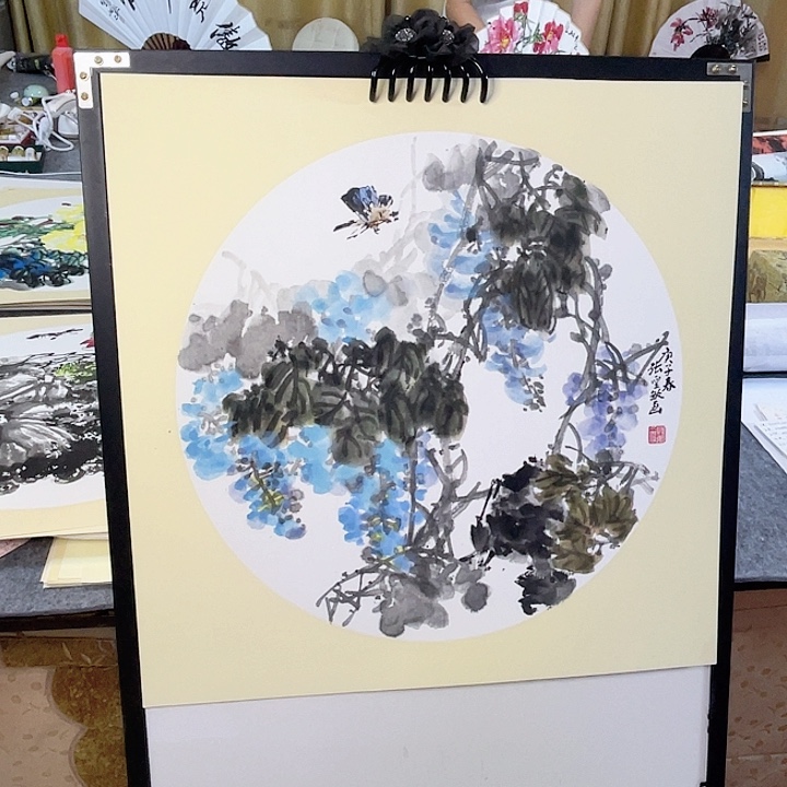 国画张圣敏先生纯手绘作品
