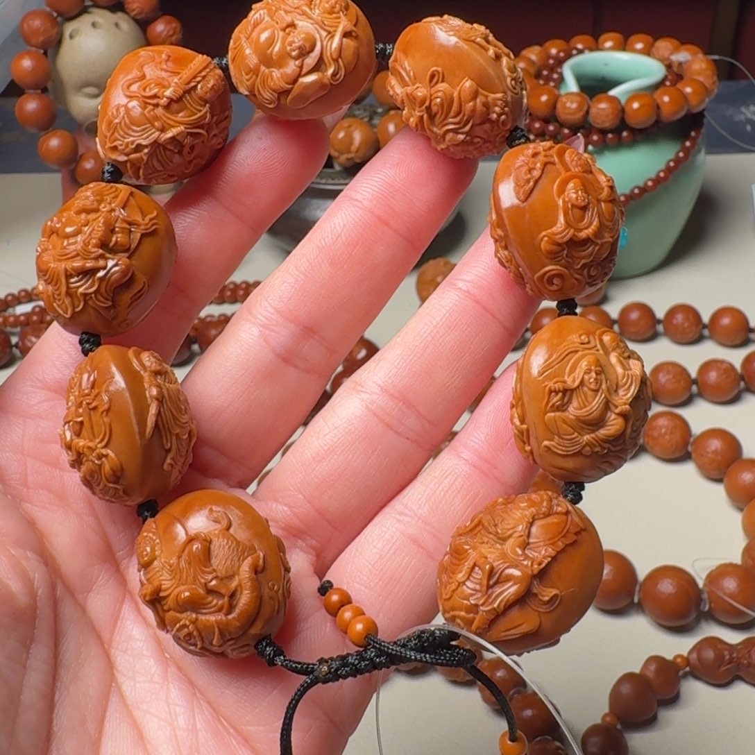 橄榄核手串/手链、**沙手工万佛