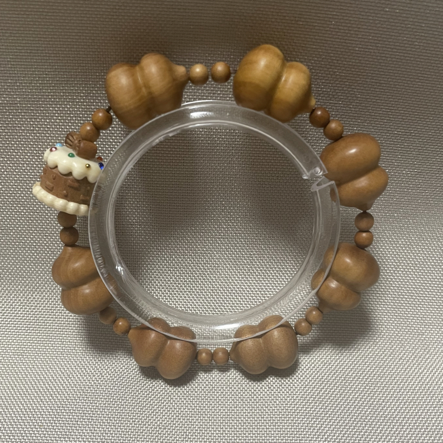 葫芦福禄双全手串保真印度迈索尔老山檀香老料高1.7左右