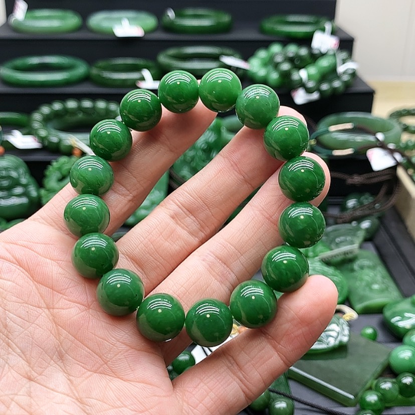 【闪购商品】和田玉（碧玉）手链未镶嵌?**?