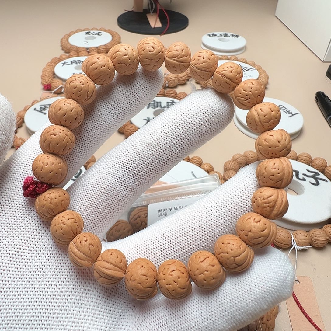 新***活手串桃核1.2小鹦鹉精品