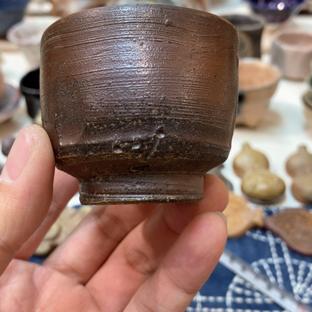 柴烧侘寂粗陶茶具