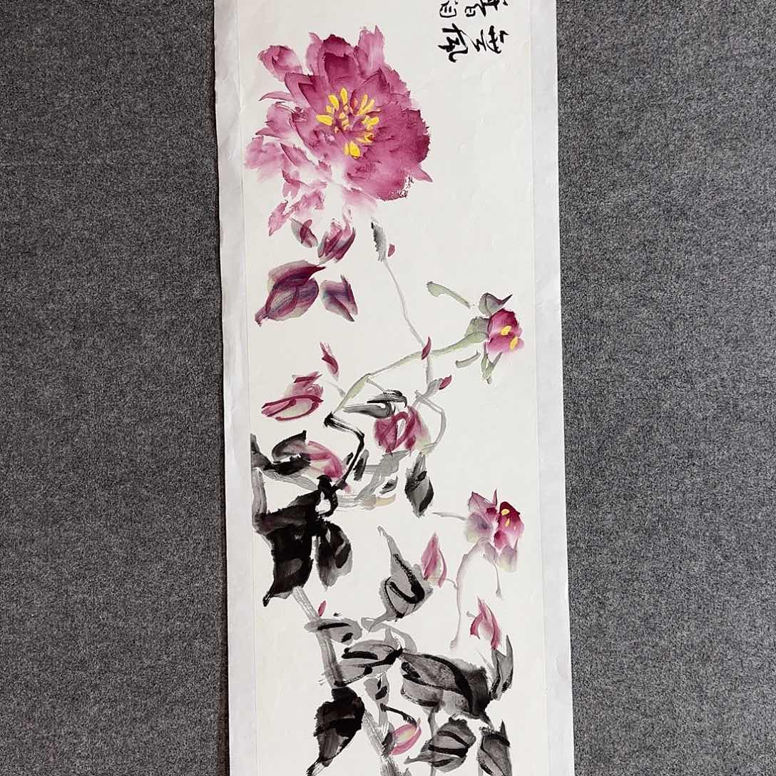 国画娄鹏老师手绘作品