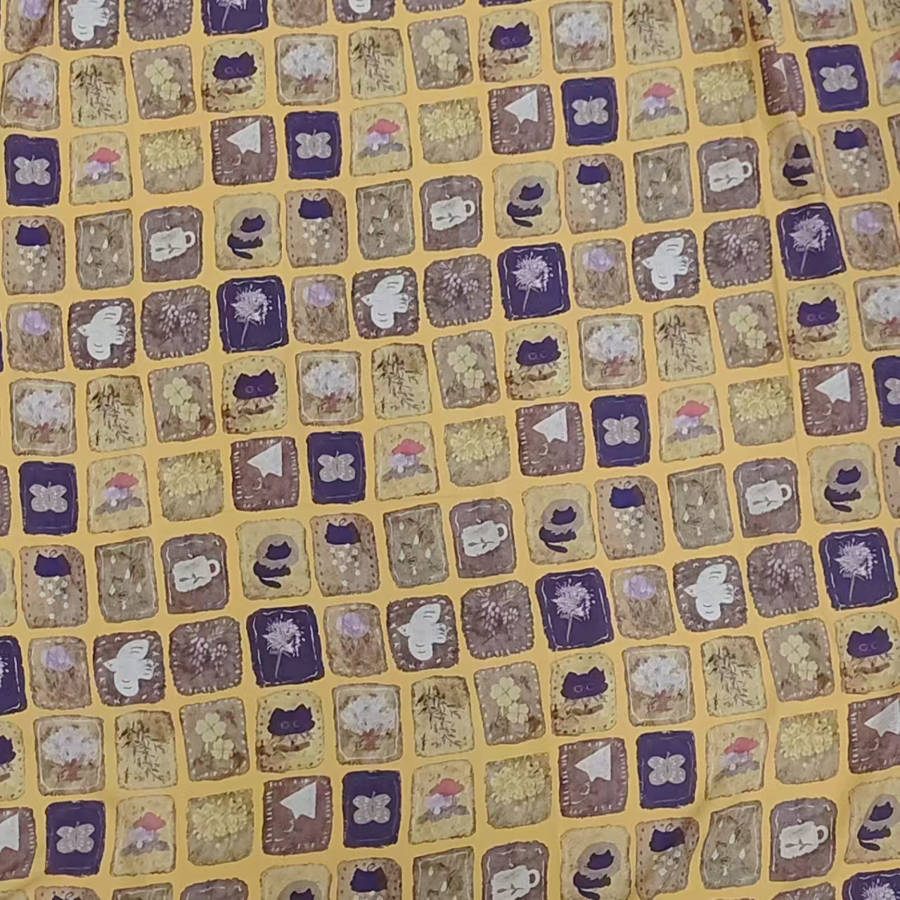 宥芈丝绸木棉时装服装面料连衣裙面料50