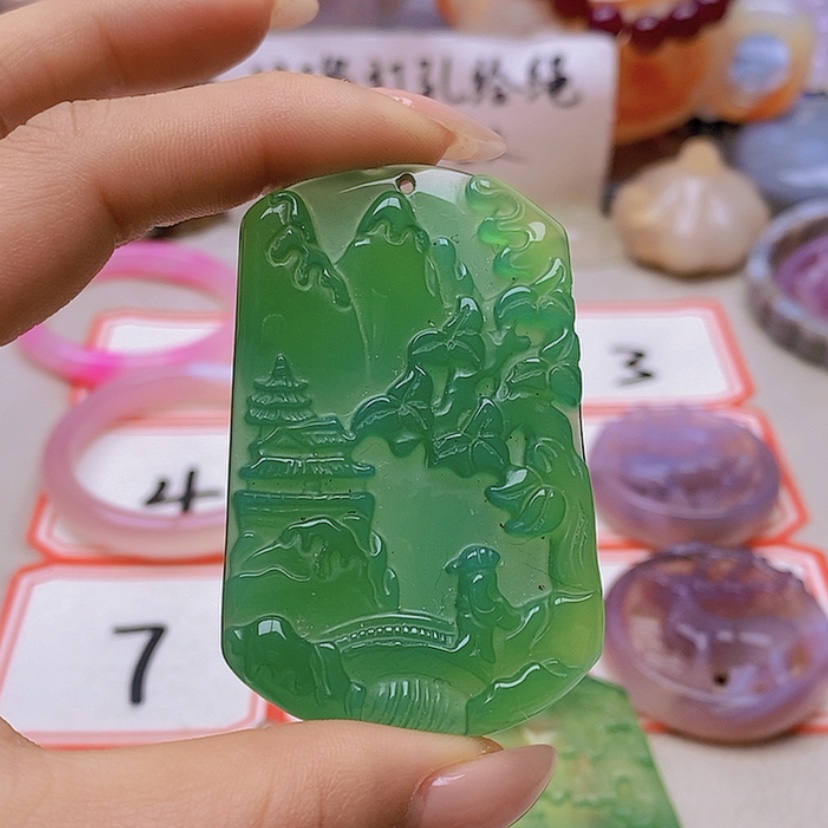 【闪购商品】未镶嵌玛瑙/玉髓珠宝半成品千**雪