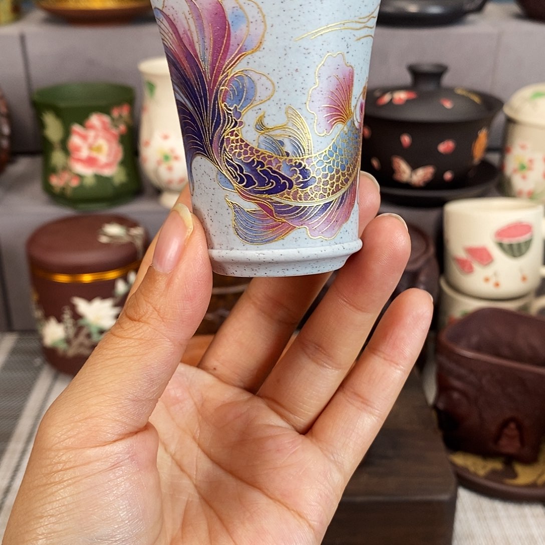 紫砂茶杯紫砂紫砂