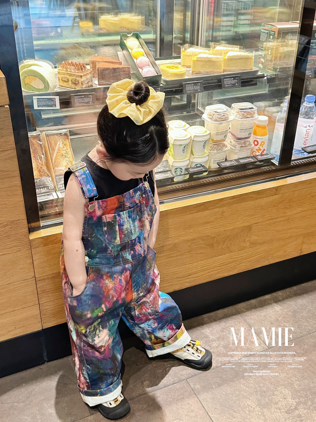 麦米原创【白日焰火】全棉重工设计师款牛仔背带裤 