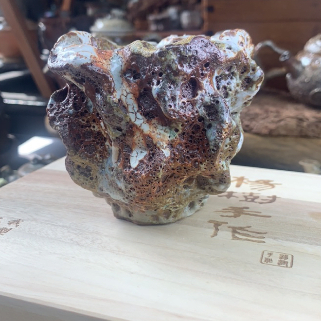 杨树手作手捏树桩特大主人杯
