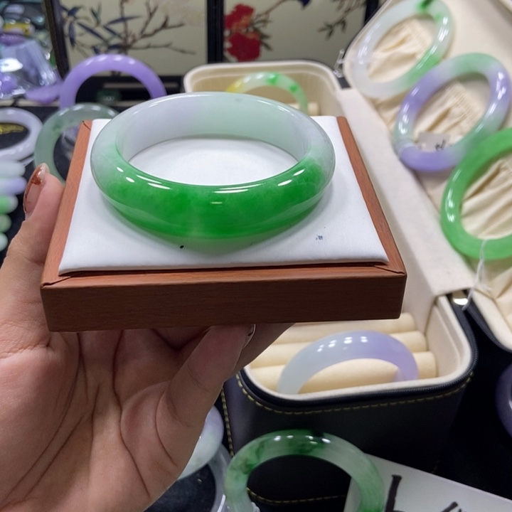 桃***甜非金属56/56手镯圈口