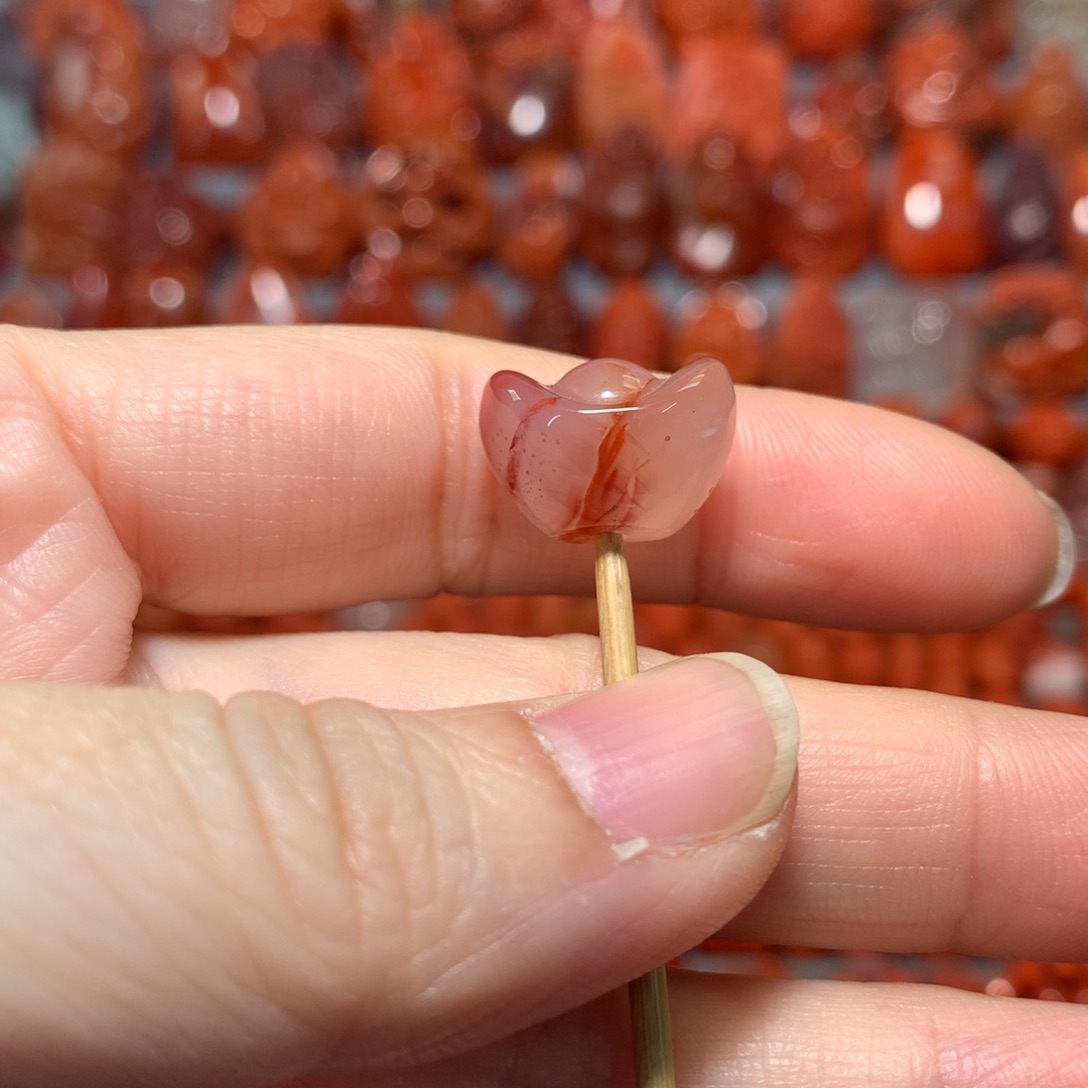 【闪购商品】未镶嵌配饰背云元宝南红玛瑙