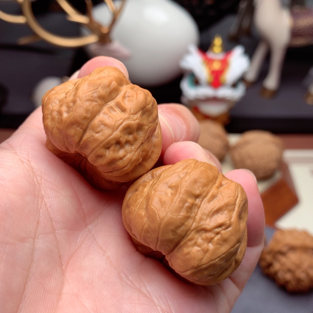 文玩核桃把件上古玉蟾  1号