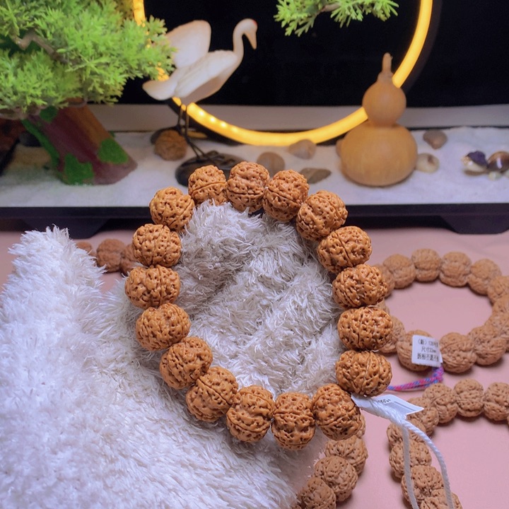 金刚菩提手串19尺矮壮双龙峰王