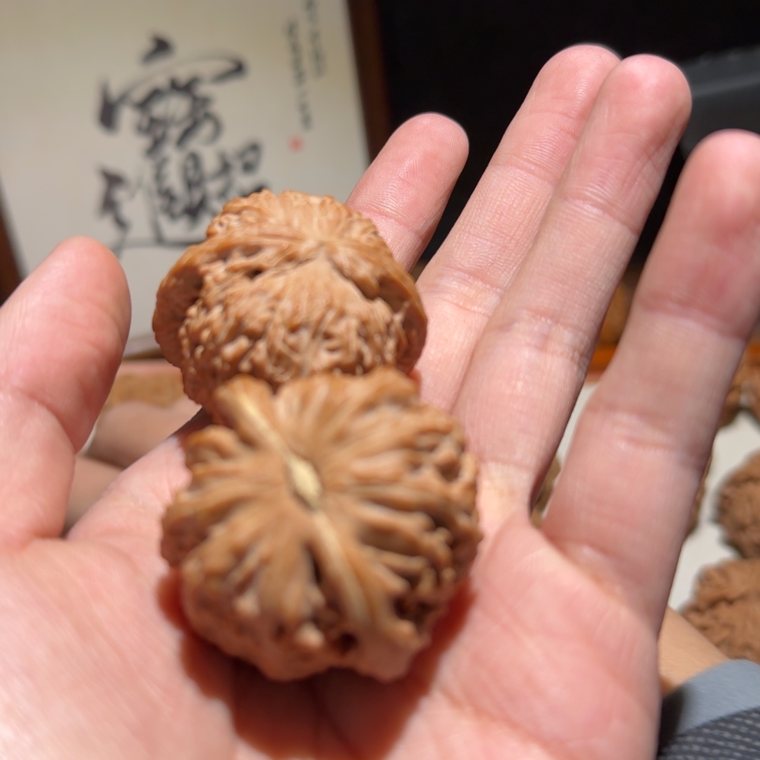 就***乐吊坠文玩核桃白狮子