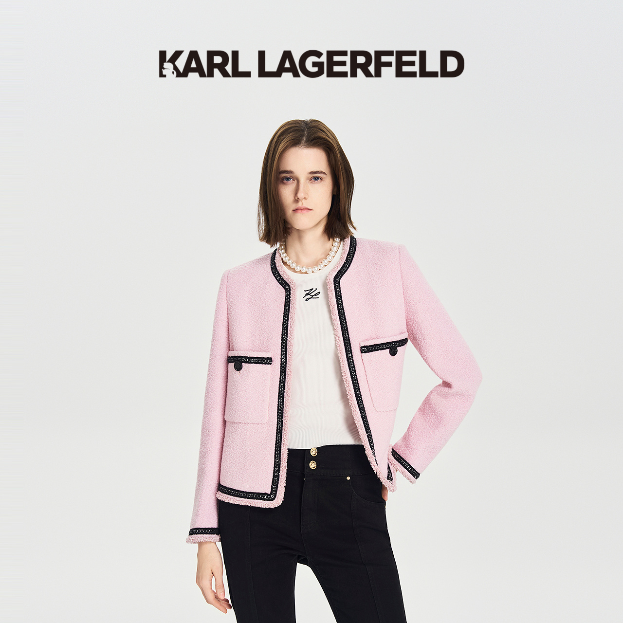 【阳光专属】KARLLAGERFELD秋季新款短外套M26E1521