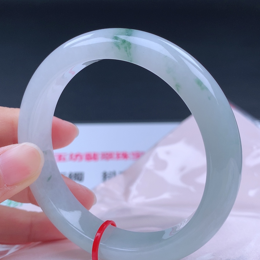 翡翠未镶嵌手镯手镯002060