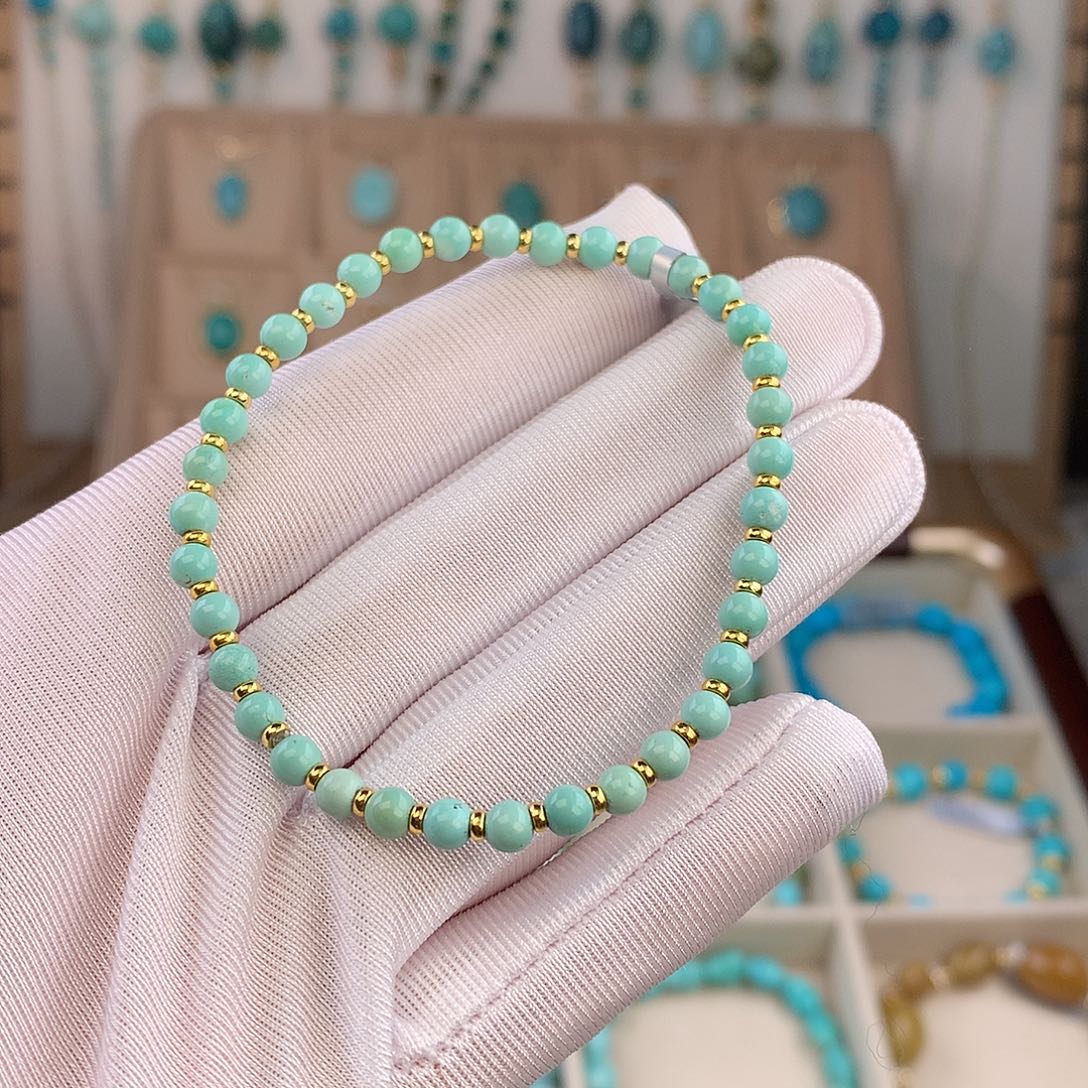 绿松石未镶嵌手链