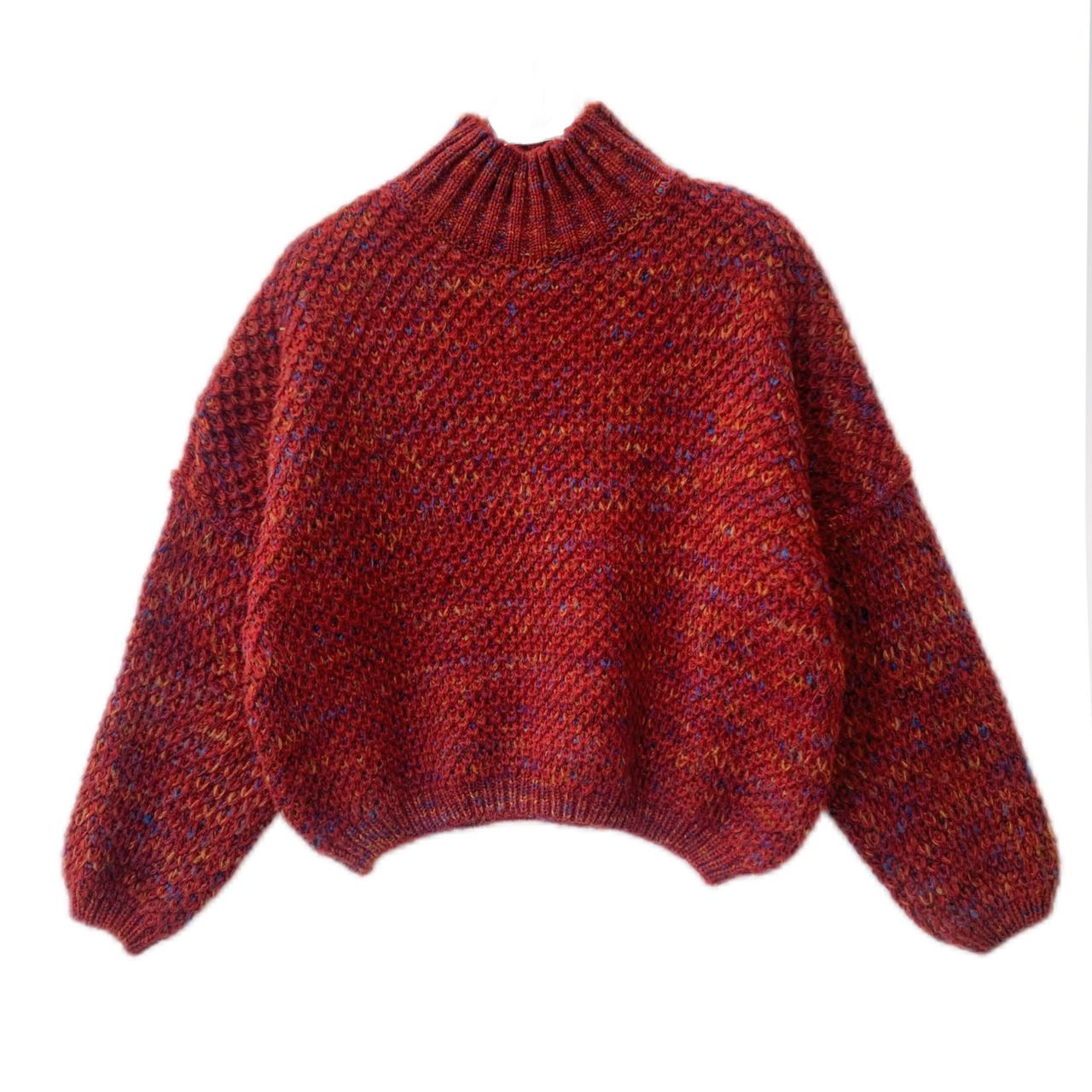 韩系花线设计百搭慵懒针织