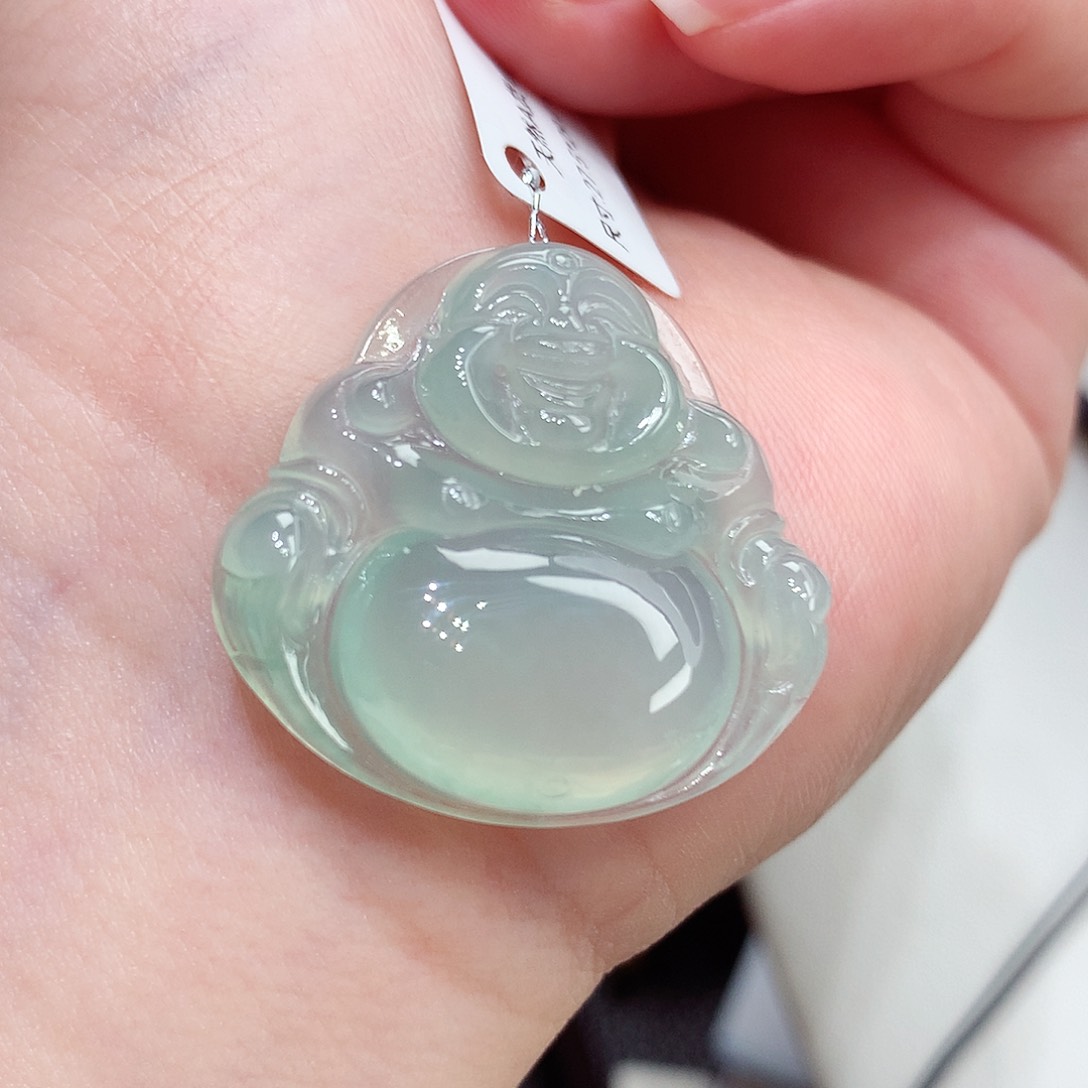 颈饰未镶嵌翡翠翡翠35，27.5/29/5.7