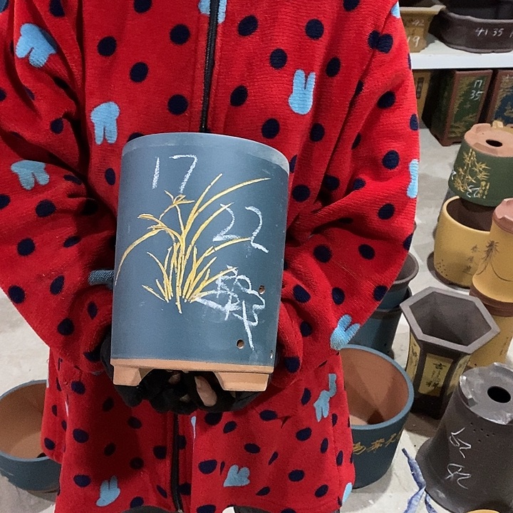 紫砂花盆紫砂花盆