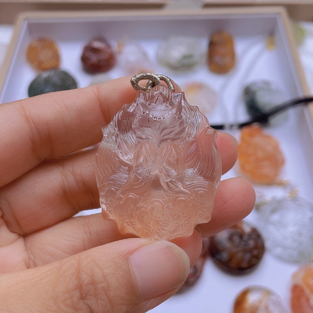 未镶嵌吊坠(不含链)水晶悠**得