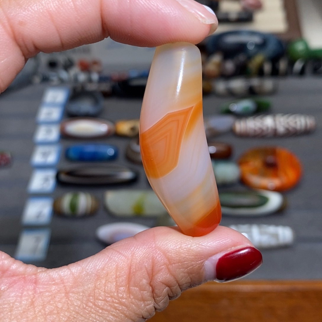 榻***子玛瑙/玉髓合金手链