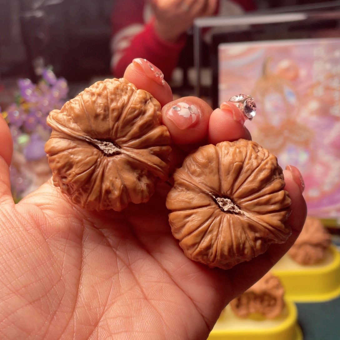 【闪购商品】文玩核桃把件威****工南瓜42