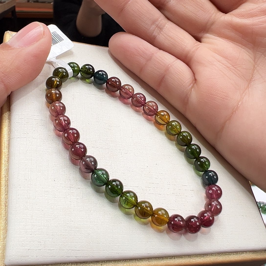 手串碧玺未镶嵌6mmmmmmm