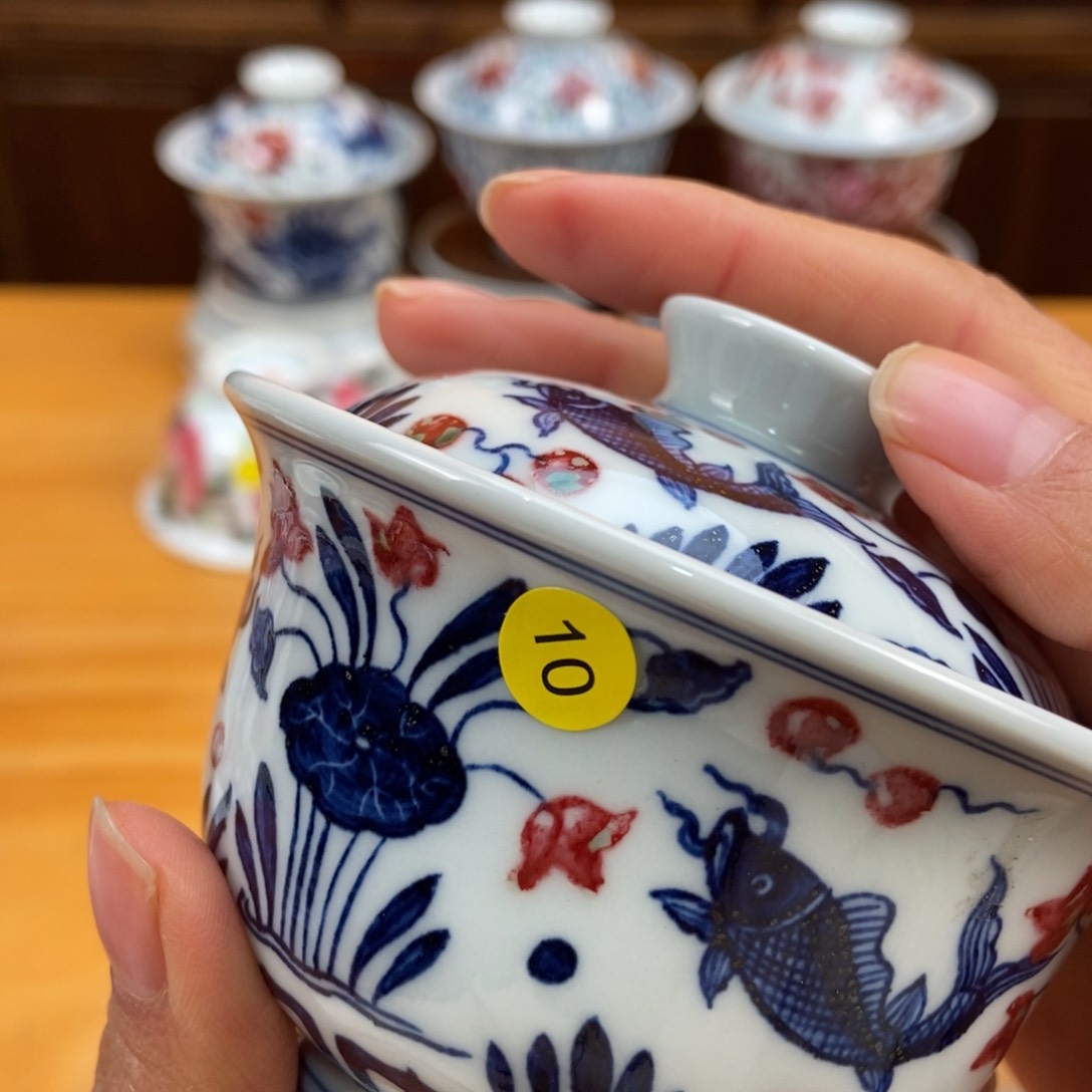 手绘现代茶具非古董