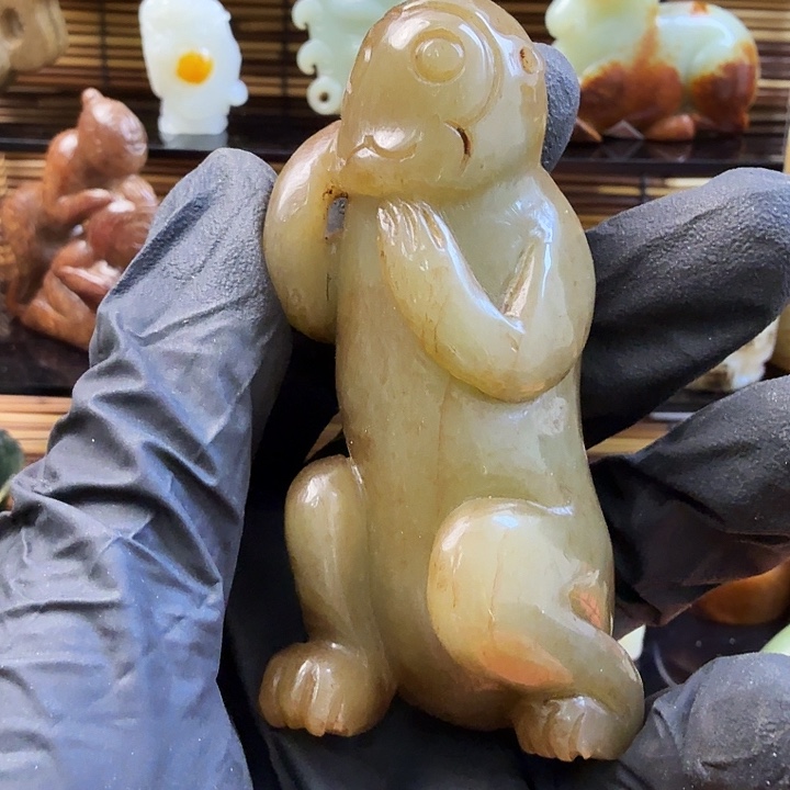 和田玉未镶嵌车挂用****5