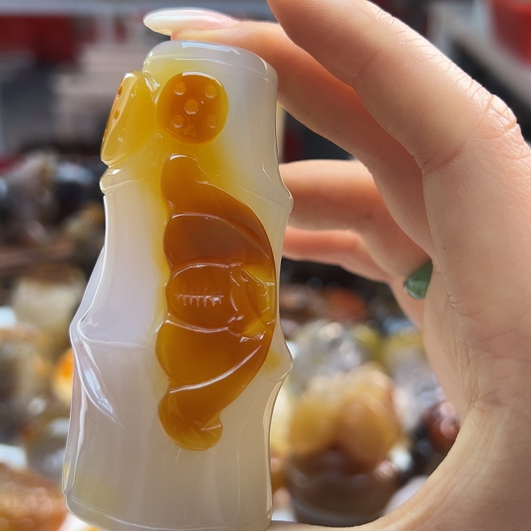 玛瑙/玉髓未镶嵌吊坠(不含链)