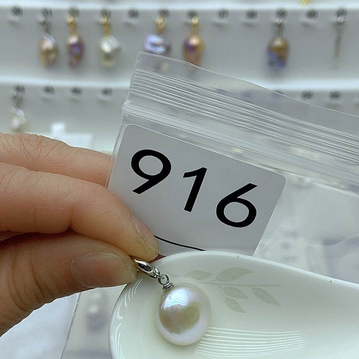 淡水珍珠颈饰银S925镶嵌