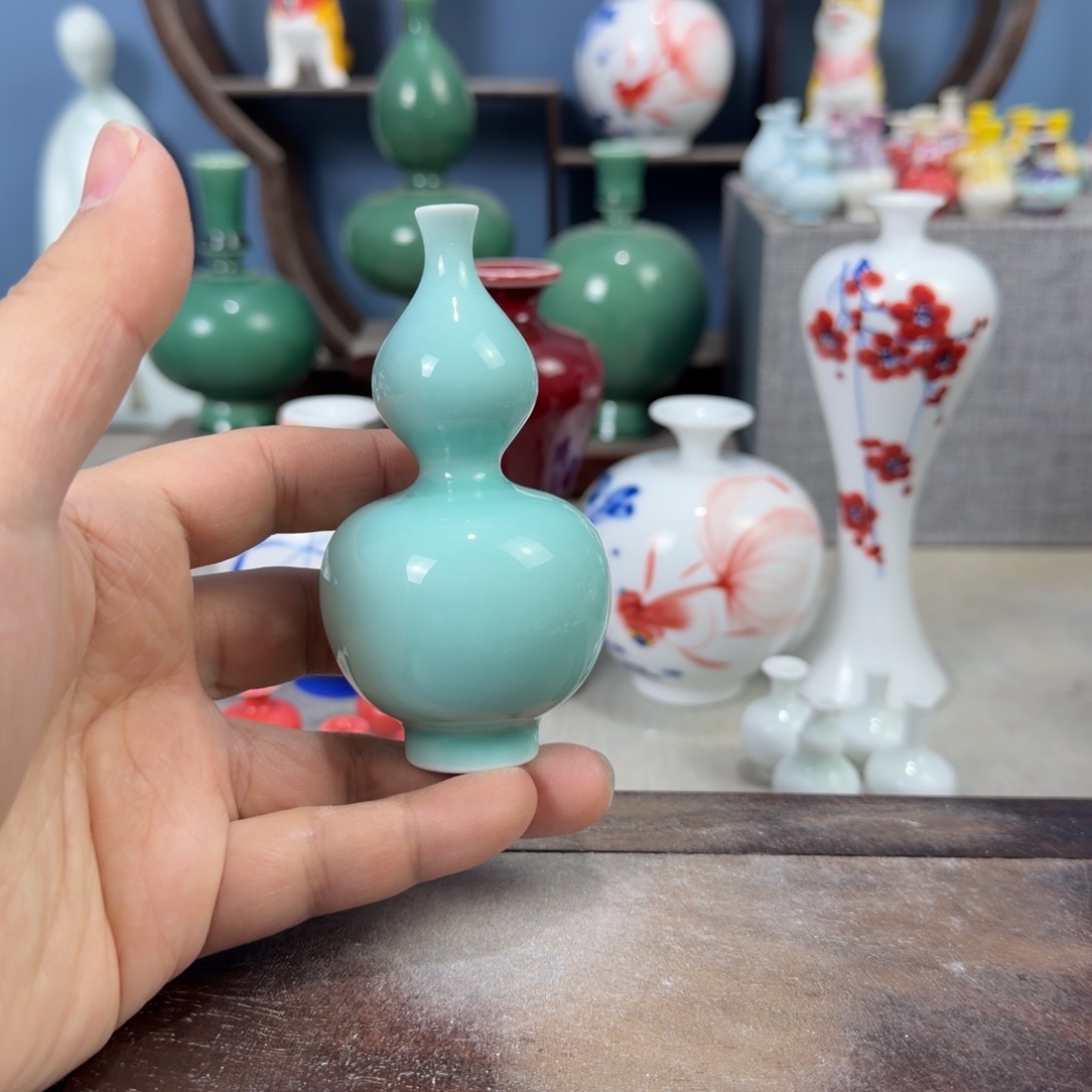 陶瓷手工小花器摆件