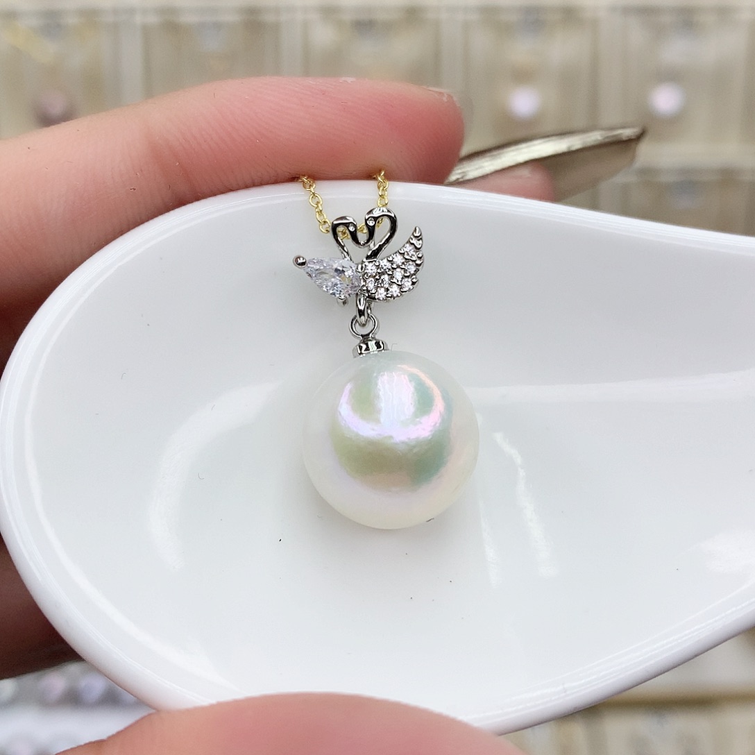 淡水珍珠颈饰合金