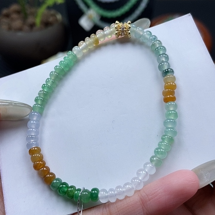 未镶嵌挂件翡翠珠链