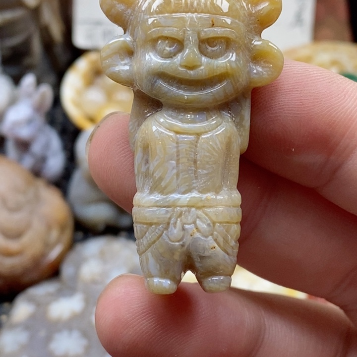 硅化珊瑚（珊瑚玉）颈饰未镶嵌