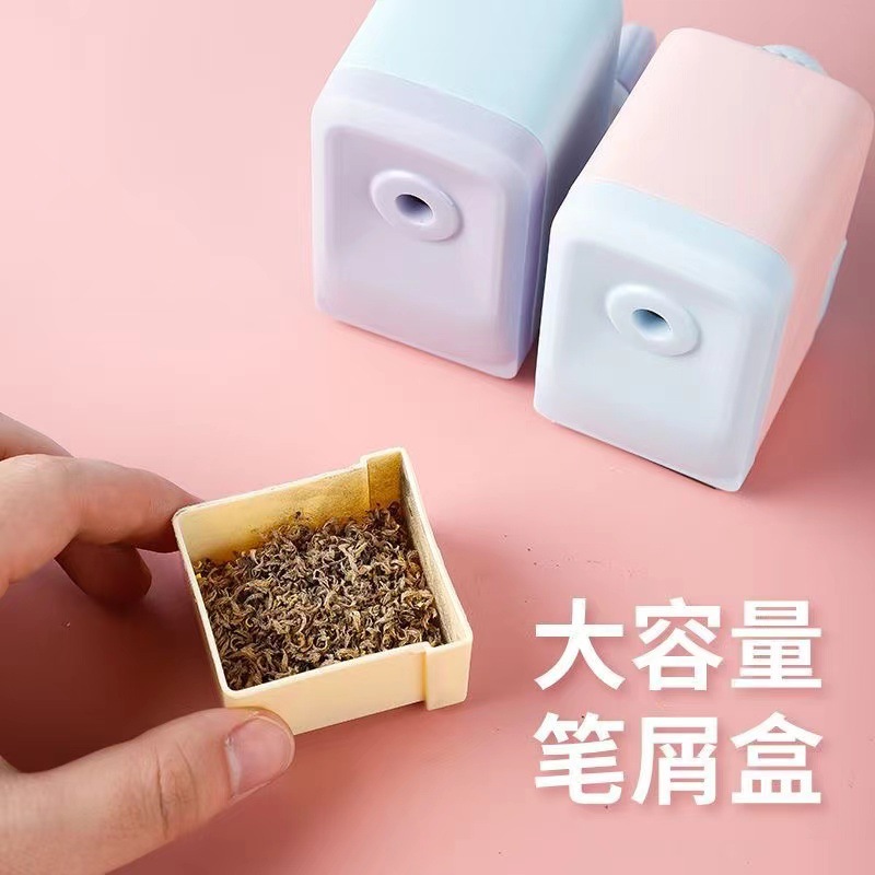 转笔刀小学生削铅笔刀手摇式转笔刀卷笔转笔机高颜值简约小学12岁