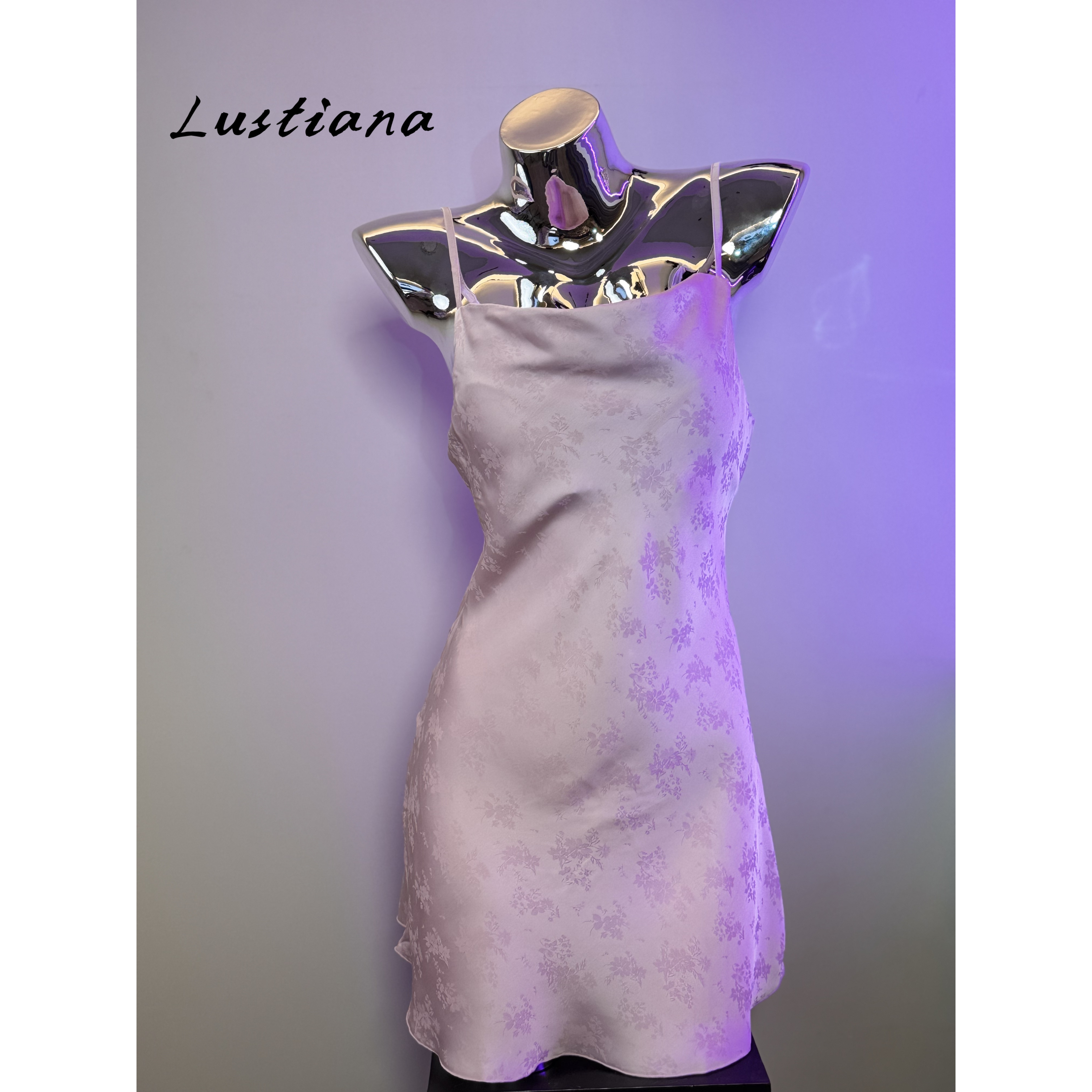 Lustiana睡衣女款爆款2025新款轻奢提花大码吊带甜美性感睡裙4687