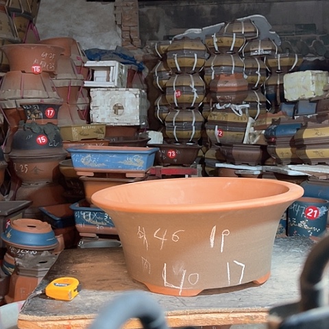 紫砂花盆大碗盆一个